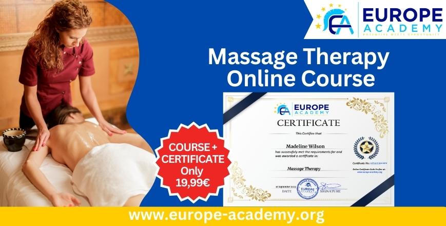 ️ Massage Therapy Online Course With Certificate Europe Academy Of London 3608