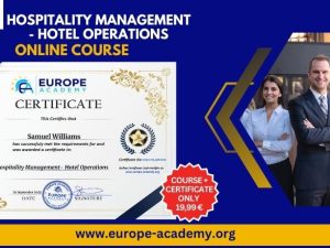 Hospitality Management - Hotel Operations Online Course