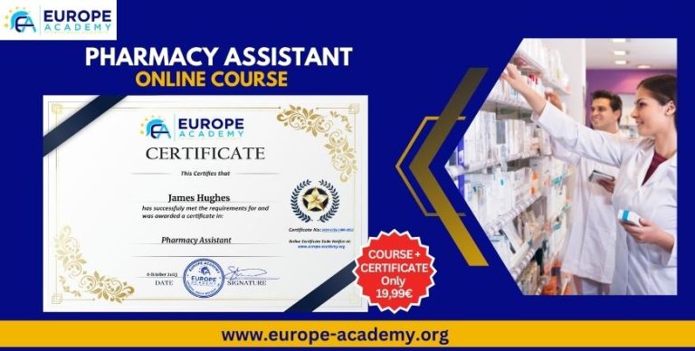 Online Pharmacy Assistant Course With Certificate Europe Academy Of   Pharmacy Assistant Pharmacy Course Online Certificate Pharmacist Certificate Course Online Pharma Course 1 768x388 